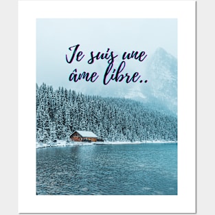 I am a free soul - popular french quotes theme gifts Posters and Art